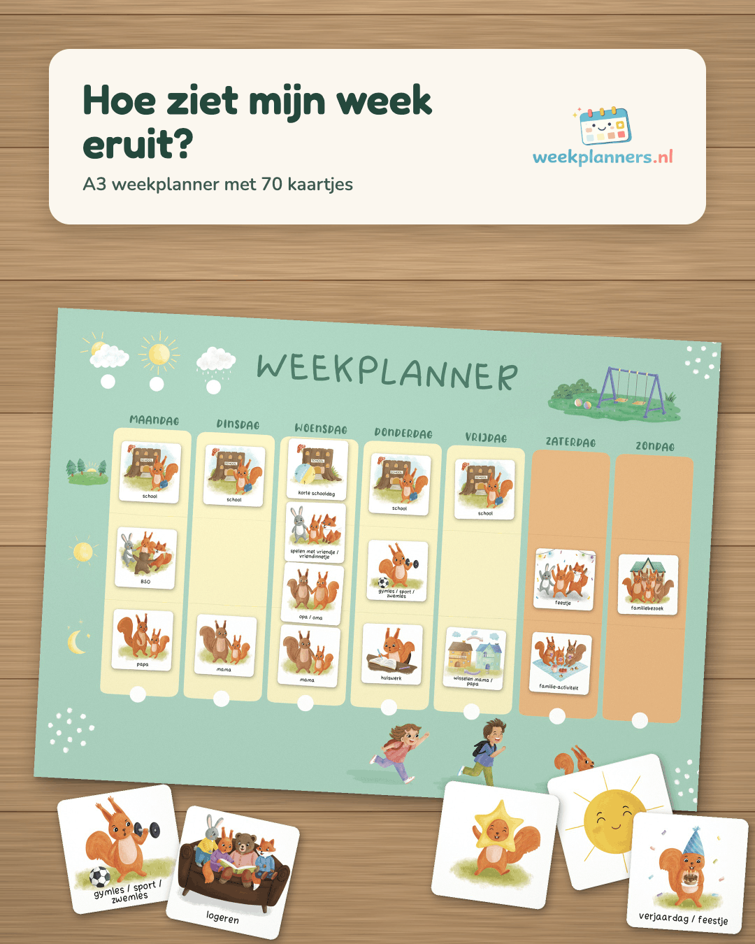 In drie stappen aan de slag met de weekplanner